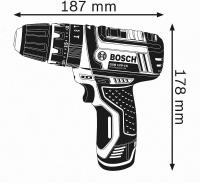 Bosch Professional 12V System GSB 12V-15 - Taladro percutor a batería (30 Nm, 1300 rpm, sin batería, en caja) - details 2