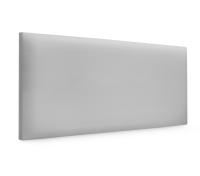 DHOME Cabecero de Polipiel o Tela AQUALINE Liso Cabeceros Cabezal Tapizado Cama Lujo (Gris Claro Polipiel) - details 0
