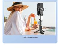 Estabilizador de Movil,Estabilizador de Cardán con Luz para Video de Vlog/Youtube/TikTok con Inalámbrico rotación automática de 360° y Modo de Escena con App - details 13