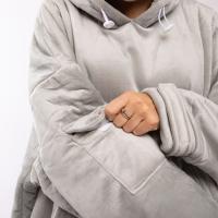 Flamingueo Batamanta Sudadera Manta Manta con Mangas y Capucha Mantas para Sofa Manta Polar Batamanta Hombre Manta Sofa Invierno Regalos Originales para Mujer Bata Manta Unisex - details 8