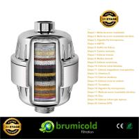BRUMICOLD Filtro Ducha F-01 20 Etapas Vitamina C Antical Recambio Gratis + esponja KONJAC de regalo - details 3