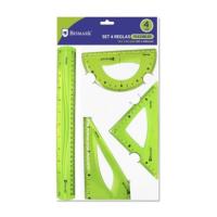 SET 4 REGLAS PVC FLEXIBLES 30/18/13/15 BISMARK - details 0