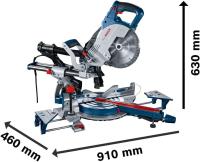 Bosch Professional GCM 8 SJL - Ingletadora telescópica (1600 W, disco 216 mm, Soft Start, láser, en caja) - details 1