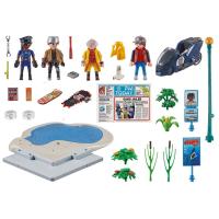 PLAYMOBIL Regreso al futuro persecución en monopatín (70634) con figuras de Marty McFly, el Dr. Emmett Brown, Griff Tannen - details 1