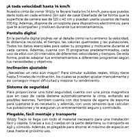 Mellerware - Cinta de correr WIZZY! Track. Plegable, Hasta 14km/h. Inclinación, Cardio, fitness, gimnasio, entrenamiento, running - details 2