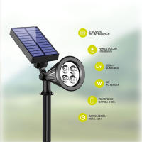 Gsc Evolution Estaca Solar LED Alezu 3W Luz Blanca 6500K IP67 - details 4