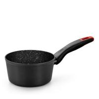 Monix Titan Rock Cazo 16 cm de aluminio forjado antiadherente negro efecto piedra. Cocinas gas inducción vitrocerámica eléctrica - details 2