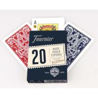 Fournier Pack 2 barajas de poker español Número 20 de 55 cartas cada una Total 110 cartas Para jugar al rabino ramundino remigio 55 cartas con 3 comodines incluidos Calidad casino Reverso rojo o azul - details 10