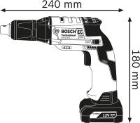 Bosch Professional 12V System GTB 12V-11 - Atornillador a batería para placa de yeso (0-3000 rpm, 2 baterías x 2.0 Ah, en L-BOXX) - details 1