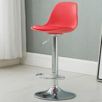 Silla giratoria de Bar alta ajustable, asiento nórdico moderno, elevador de escritorio frontal con taburete alto, respaldo de moda, silla de Bar con patas de Metal de estilo nordic,sillas de comedor - details 6