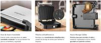 AIGOSTAR Parrilla Eléctrica - Regulador de Temperatura, Revestimiento Antiadherente, Apertura 180º, Placa Superior Flotante, 1800W. - details 3
