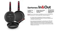 Monix IN&OUT - Sartenes antiadherentes de aluminio fundido con mango desmontable Tamaños 18 20 22 24 26 28 cm. Todas las cocinas - details 0