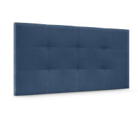 DHOME Cabecero Capitone Tapizado Polipiel o Tela Acualine con 8cm de Grosor Cabezales de Cama Acolchado Capitoné Cabeceros de Cama (Azul Tela) - details 0