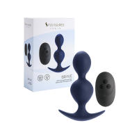 PLUG ANAL DOBLE VIBRADOR MANDO A DISTANCIA COLOR AZUL JUGUETES SEXUALES - details 1