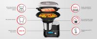 Robot de Cocina Multifunción Moulinex ClickChef HF4SPR30, 1400W, 3.6 l, Recetario, 5 Programas Auto, Temperatura de 30 a 120 ºC, 12 velocidades, 32 funciones, Báscula, Vaporera, Negro - details 5