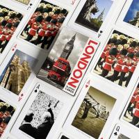 Piatnik Baraja de poker de 54 cartas London Poster Fotografía Cartel Monumento Londinense Viajar Londres Reino Unido Juego mesa Jugar Adultos Colección Coleccionable Poquer - details 1