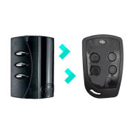 PUJOL VARIO 4U Compatible PUJOL VARIO BLACK Frecuencia 433MHz Nuevo Mando Garaje Negro 4 Botones Más Resistente Y Robusto - details 1