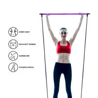 Barra de pilates portátil con banda de resistencia, bodybuilding yoga pilates, ajustable, materiales de buena calidad, estiramiento, esculpido, torsión, ejercita todo el cuerpo - details 2