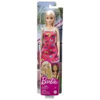 Barbie rubia chic muñeca vestido rosa con mariposas y zapatos azules Mattel (HBV05) - details 2