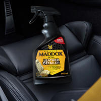 Maddox Detail - Leather Detailer - Limpiador de Cuero y Piel. 500 ml. Limpia Tapicerias de Cuero y Piel de forma Rápido y sin Esfuerzo. Limpia Asientos Coche Cuero y Piel - details 1