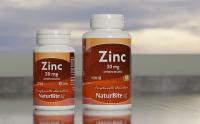Citrato de Zinc 30mg, 60 ó 120 Capsulas. NaturBite. Refuerza sistema inmunitario, ayuda a mantenimiento piel, uñas y cabello. - details 0
