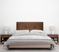 DHOME Cabecero de Polipiel o Tela AQUALINE Pro cabeceros Cabezal tapizado Cama Lujo (Arcilla Polipiel) - details 2