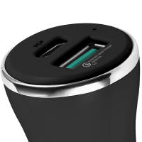Niucom cargador de coche carga rápida para móvil Qualcomm 3.1 adaptador dual USB + USB tipo C PD 36W para mechero encendedor coche - details 3