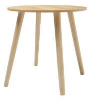 Mesa Auxiliar, Mesa Salón de Centro, Mesita de Noche, para Dormitorio, Sala de Estar, Montaje Sencillo Redondo Diam 48 x 46 cm - details 5