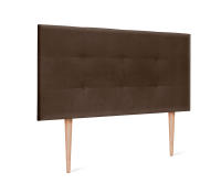 DHOME Cabecero Capitone Tapizado Polipiel o Tela Acualine con 8cm de Grosor Cabezales de Cama Acolchado Capitoné Cabeceros de Cama (Marrón Tela) - details 6