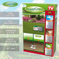 Semillas de césped AVANTGRAZZ, Cubre 40m2,  Extra resistente, Mantenimiento ultra bajo, Raíces más largas y firmes - details 0