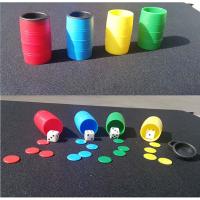 Fournier Set de cubiletes fichas y dados para jugar al parchís y a la oca 4 jugadores Accesorios Juego de Mesa Jugar Familia Niños Tablero - details 7