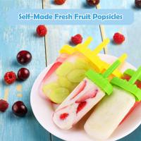 Moldes Para Polos Helados, 6 Piezas/Juego Helados Molde Hacer Formas Para Helados, Incluye Embudo De Silicona Y Cepillo De Limpieza, Heladera Moldes De Postre Hielo - details 7