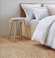 Mesa Auxiliar, Mesa Salón de Centro, Mesita de Noche, para Dormitorio, Sala de Estar, Montaje Sencillo Redondo Diam 48 x 46 cm - details 2