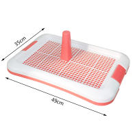SMELL & SMILE Bandeja Sanitaria de Adiestramiento Inodoro Interior para Perros Aseo Mascotas Bandeja de Entrenamiento para Mascotas Orinal para Perros (M 49 x 35cm) - details 4