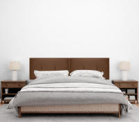 DHOME Cabecero de Polipiel o Tela AQUALINE Pro cabeceros Cabezal tapizado Cama Lujo (Arcilla Polipiel) - details 12