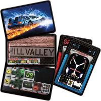 Cartamundi Shuffle Regreso al futuro Basada en la película Juego de mesa retro Instrucciones multi idioma Incluye baraja de 110 cartas De 2 a 4 jugadores A partir de 8 años Partidas de 25 minutos Nostalgia - details 2