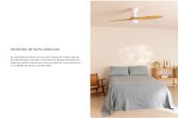 Create - Ventilador de Techo Silencioso con Motor DC y Luz Regulable LED - Ø132 Cm - WIND PROP - details 2