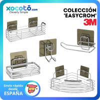 XOCOTŌ® Portarrollos Adhesivo Acero Inox 'EasyCrom', con Tarjeta Adhesiva 3M® Reemplazable, Alta calidad, No Oxida - EASYCROM XOCOTO - details 0