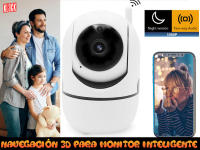 Cámara de Vigilancia WIFI  para Casa Conectada Al Móvil - Protección Exterior E Interior - Vigilar Bebé - Web Cam Inteligente - Seguimiento Automático - Videovigilancia - Seguridad para Hogar, Tienda y Oficina - Envío Desde España - details 8