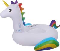 Hinchable Circular Unicornio 218x160x120, Color Blanco (37428) +REGALO pelota hinchable playa (multicolor) - details 0