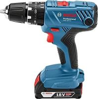 Bosch Professional 18V System GSB 18V-21 - Taladro percutor a batería (55 Nm, 1800 rpm, 2 baterías x 2.0 Ah, set 40 puntas, en L-BOXX) - details 1