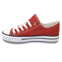 Zapatilla Mujer, Lona, Blancas, Tejano Azul, Rojos, Suela Doble, Cierre Cordones, Deportivas Primavera Verano Casual - details 5