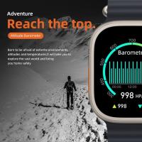 Reloj inteligente T800 Ultra 2023 SmartWatch Ultra Series8 Fitness Pulsera, PLATA, correa NARANJA ,  ENVIO 24H - details 3