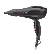 Secador de pelo profesional Solac Tourmaline 2600W con dunción Ionica, 2 velocidades y 3 temperaturas, dispone de Botón aire frío, calor inmediato, Protección Turmalina, contiene 2 Accesorios: Concentrador Y Difusor - details 0
