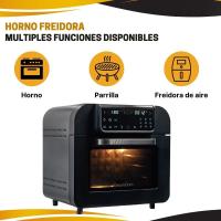 Freidora de aire, Horno sobremesa multifuncional, tostador, Dual Cook, Pantalla táctil, 1500W, Capacidad 16 Litros, regulable hasta los 230°, temporizador de hasta 2 horas, 9 recetas disponibles, accesorios incluidos - details 1