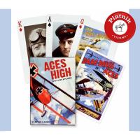 Piatnik Baraja de poker de 54 cartas Aviadores y aviones de la primera guerra mundial Fotografías originales y posters Historia Bélico Juego mesa Jugar Adultos Colección Coleccionable Poquer - details 1