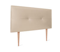 DHOME Cabecero de Polipiel o Tela AQUALINE Pro cabeceros Cabezal tapizado Cama Lujo (Beige Polipiel) - details 6