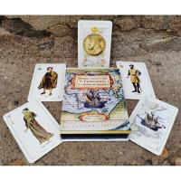 Naipecoleccion Baraja española, Conmemorativa del V centenario de la primera vuelta al mundo, Edición especial, 40 cartas, Juego mesa, Jugar, Moneda, Carabela, Ancla, Remo, Magallanes, Elcano, Familia, Adulto, Regalo - details 0
