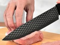 Bonplus BP  Set Cuchillos de Cocina Negros con Soporte  Juego de Cuchillos Profesionales Fabricados en Acero Inoxidable  Set de 6 Piezas  Pelador de Patas y Verduras  Soporte de Plástico  Accesorios de Cocina  Cocina - details 6