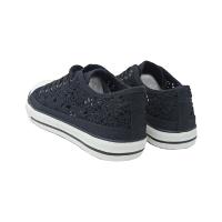 Zapatillas Mujer bajas   Encaje blanco, Zapatos deportivas plana de crochet. Elegante y femeninas para completar tus looks. - details 13